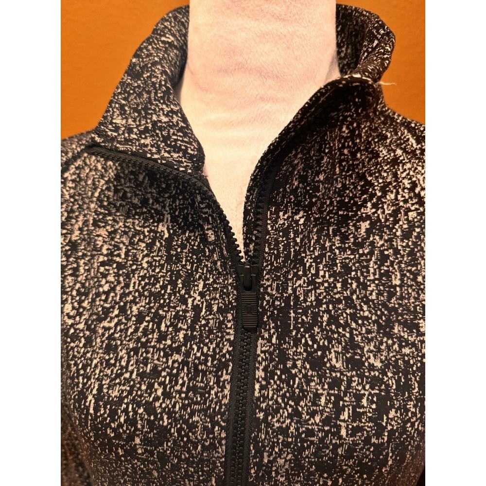 Lululemon Define Jacket *Luon Suited Jacquard Black White Size 12 - Picture 2 of 8